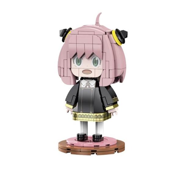 Sunrisepop Official Spy Family Big Head Bricks Anya Forger - Picture 4 of 6